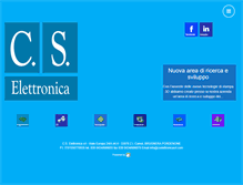 Tablet Screenshot of cselettronicasrl.com